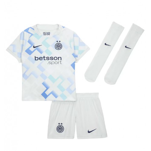 Lacne Dětský Futbalové dres Inter Milan Luis Henrique #11 2025-26 Krátky Rukáv - Preč (+ trenírky)